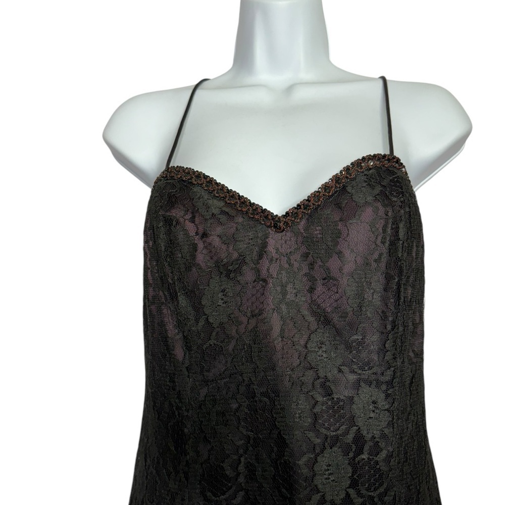 GUNNE SAX SCOTT McClintock BY Jessica McClintock Vtg 1980’s Lace Sequins Dress - Picture 5 of 10